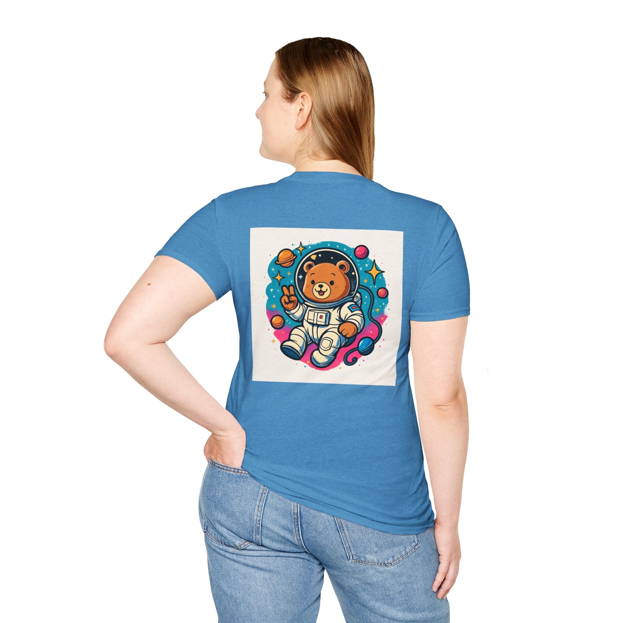 Astronaut Bear T-Shirt — Cute Space Bear Graphic Tee
