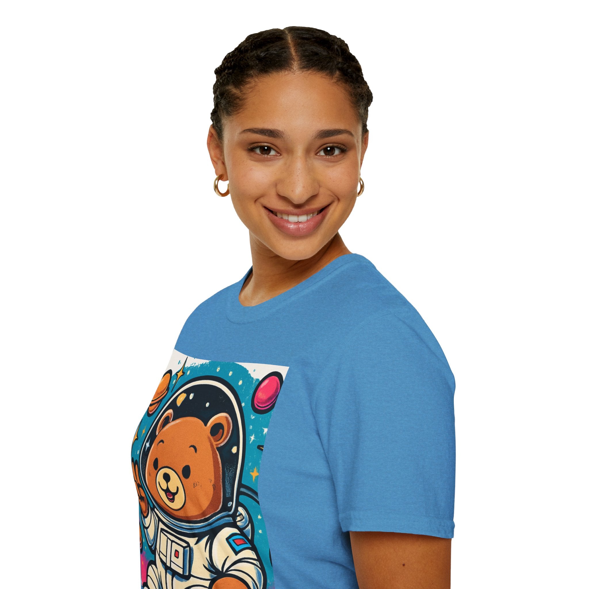 Astronaut Bear T-Shirt — Cute Space Bear Graphic Tee