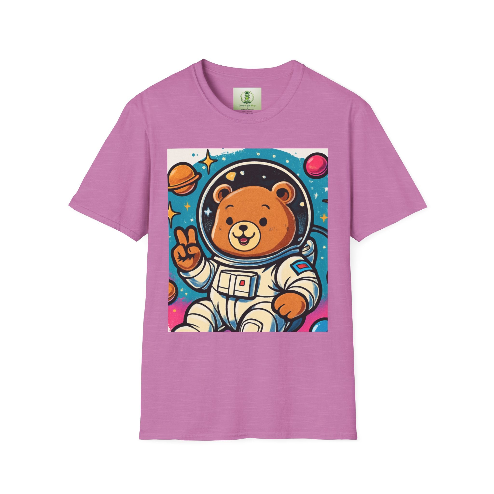 Astronaut Bear T-Shirt — Cute Space Bear Graphic Tee