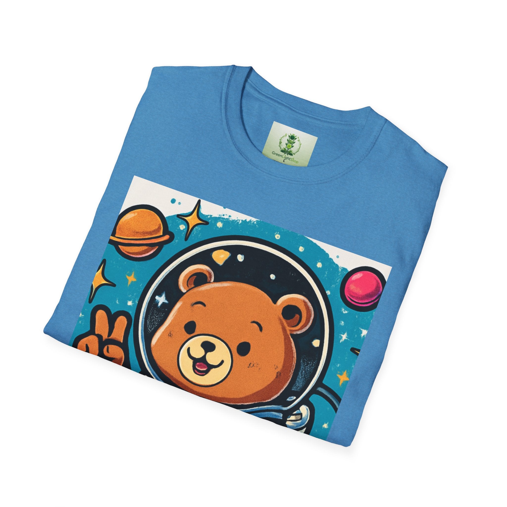 Astronaut Bear T-Shirt — Cute Space Bear Graphic Tee