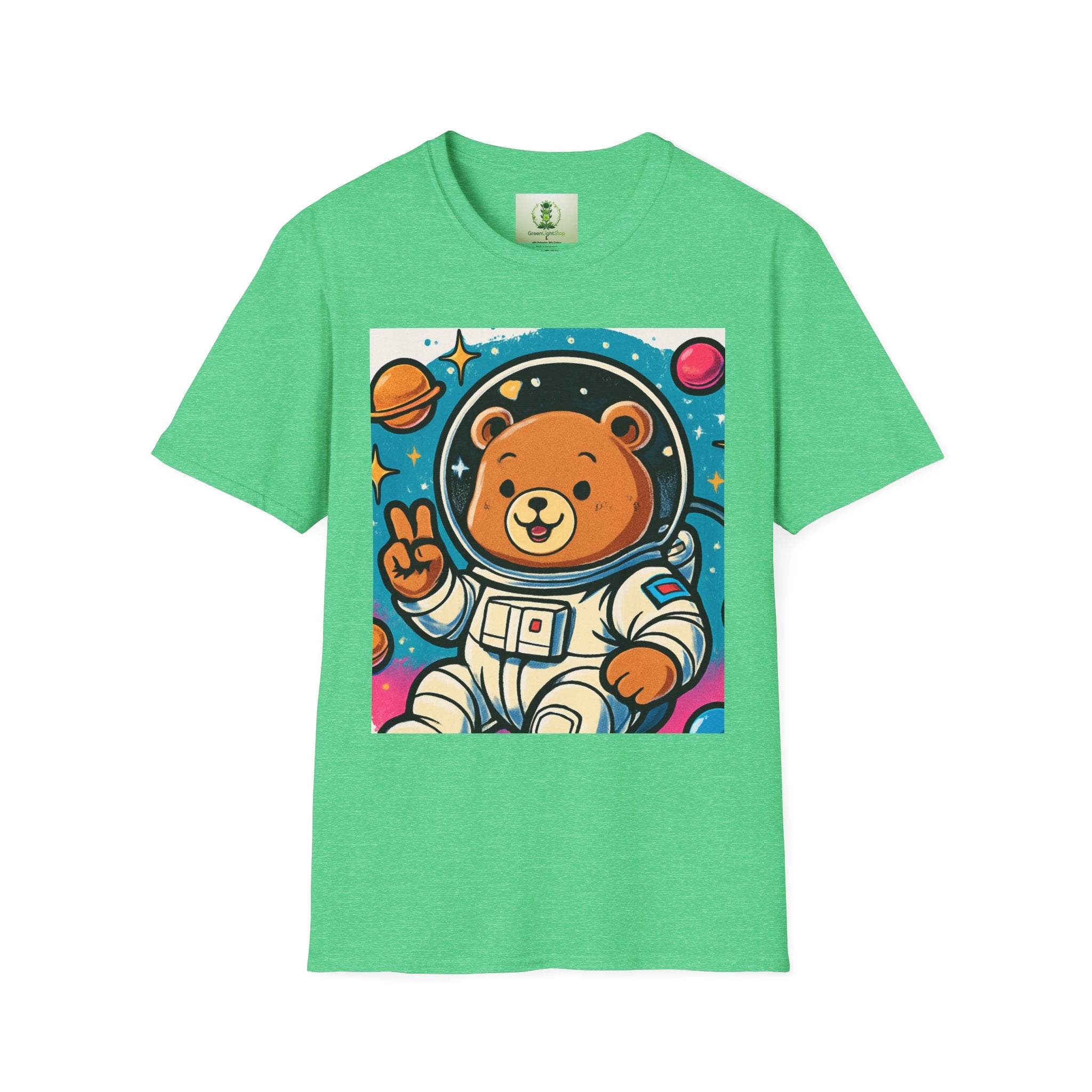 Astronaut Bear T-Shirt — Cute Space Bear Graphic Tee